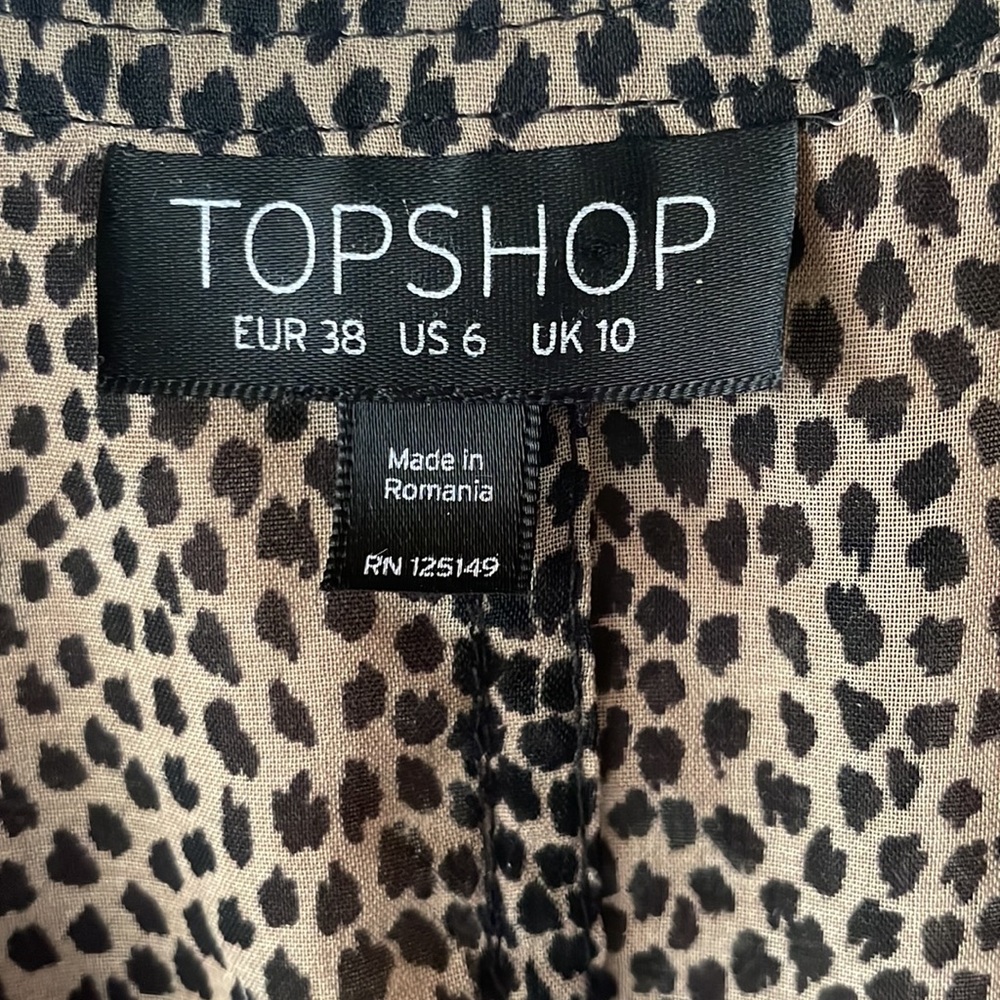 Leopard Print Blouse - image 2